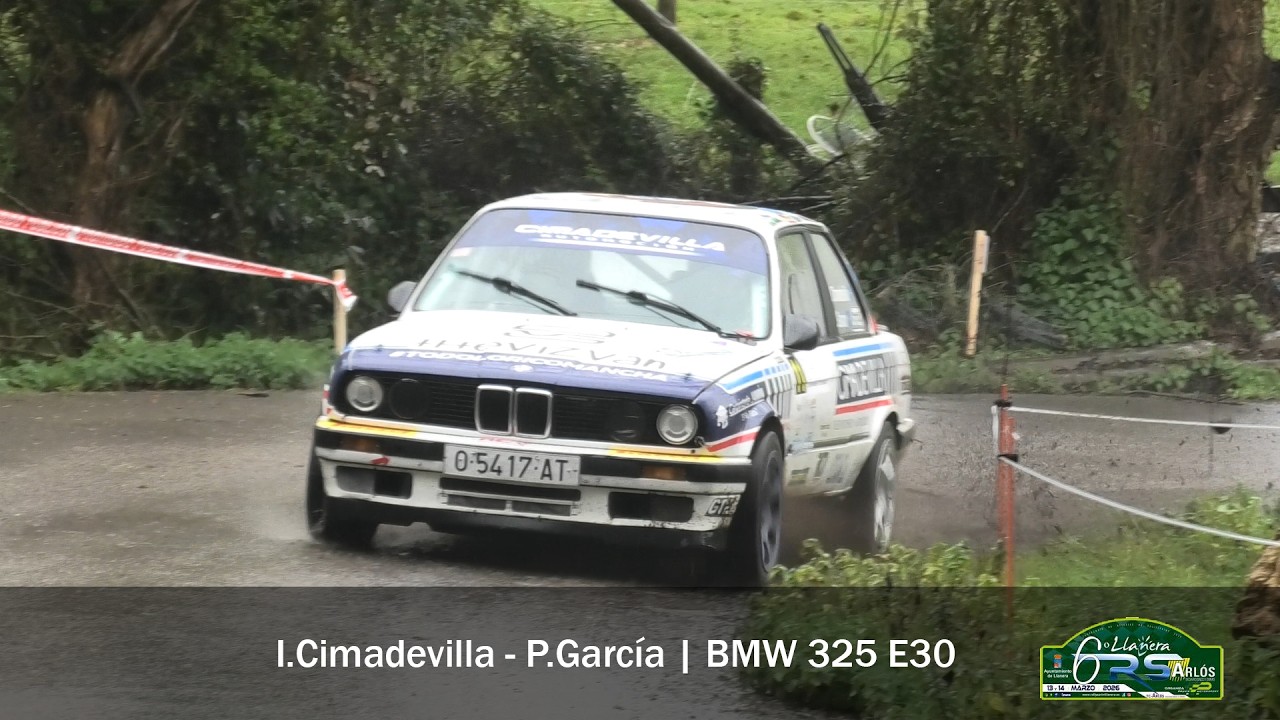 Nacho Cimadevilla - Pedro García en el rallysprint de Llanera 2026 | BMW E30