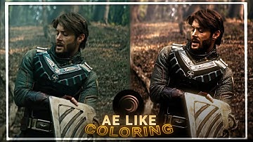 Ae like coloring tutorial | Alight motion cc tutorial | (+Preset)