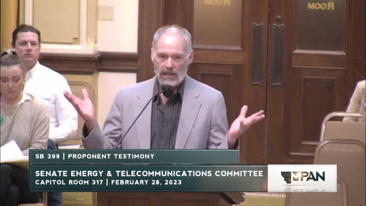 Montana Legislative Session Community Solar hearing YouTube