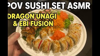 POV: Making the Ultimate Dragon & Ebi Fusion Sushi 🍣 | ASMR Sushi Art #sushi #sushilife #food