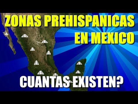 Pre-Hispanic areas in Mexico. How many are there?