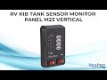RV KIB Tank Sensor Monitor Panel M23 Vertical