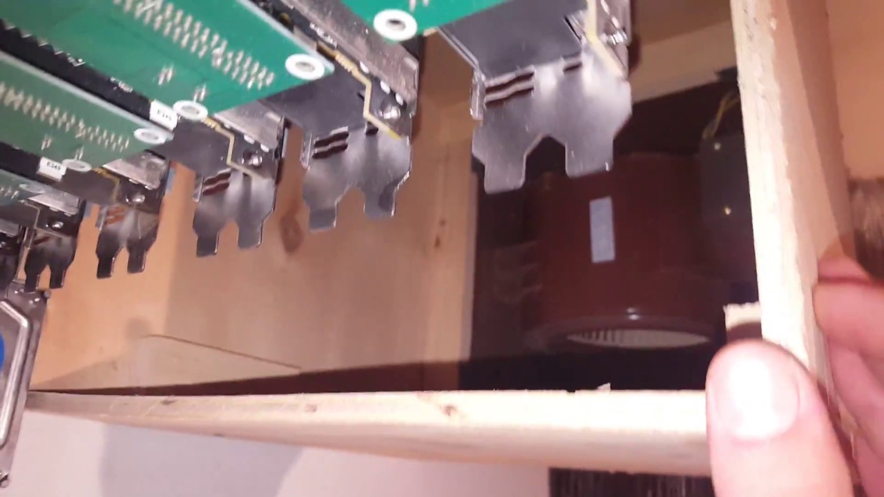 The TWIN-MINING-RIG 12-GPUs Design with Cooling Solution - YouTube