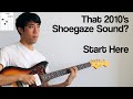 Beginner shoegaze lesson 2010s chord progressions  shapes