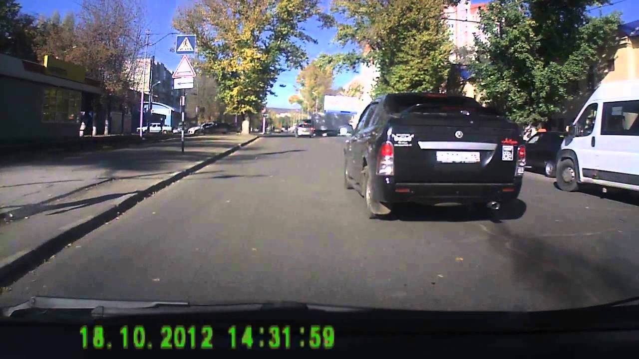Видео за рулем машины