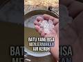 Begini cara kerja batu tawas yang bisa menjernihkan air #edukasi  #sains  #teknologi