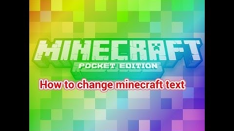 How to change colored text in mcpe 0.11 only in singleplay