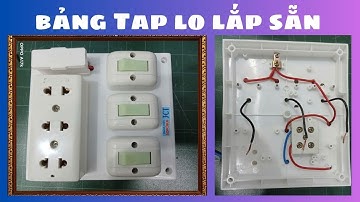 Bảng Taplo Điện Lắp Sẵn 3 Công tắc điện 1 Ổ cắm điện | Điện Nước 365