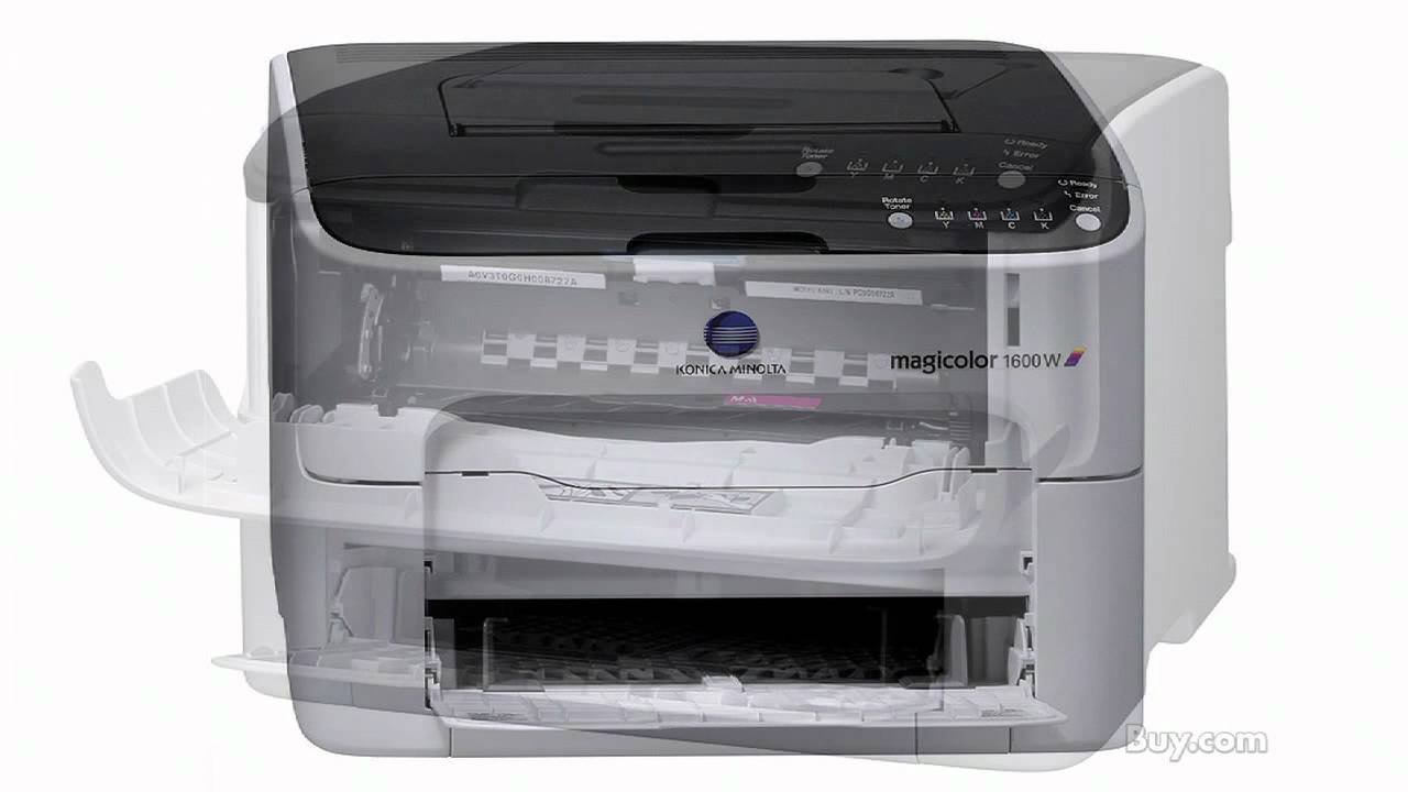 Konica Minolta Magicolor 1600w Color Laser Printer Youtube