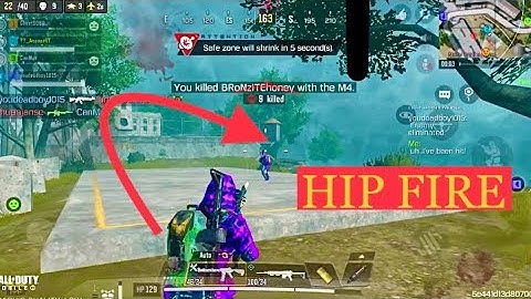 100% Hipfire accuracy in CODM #Shorts