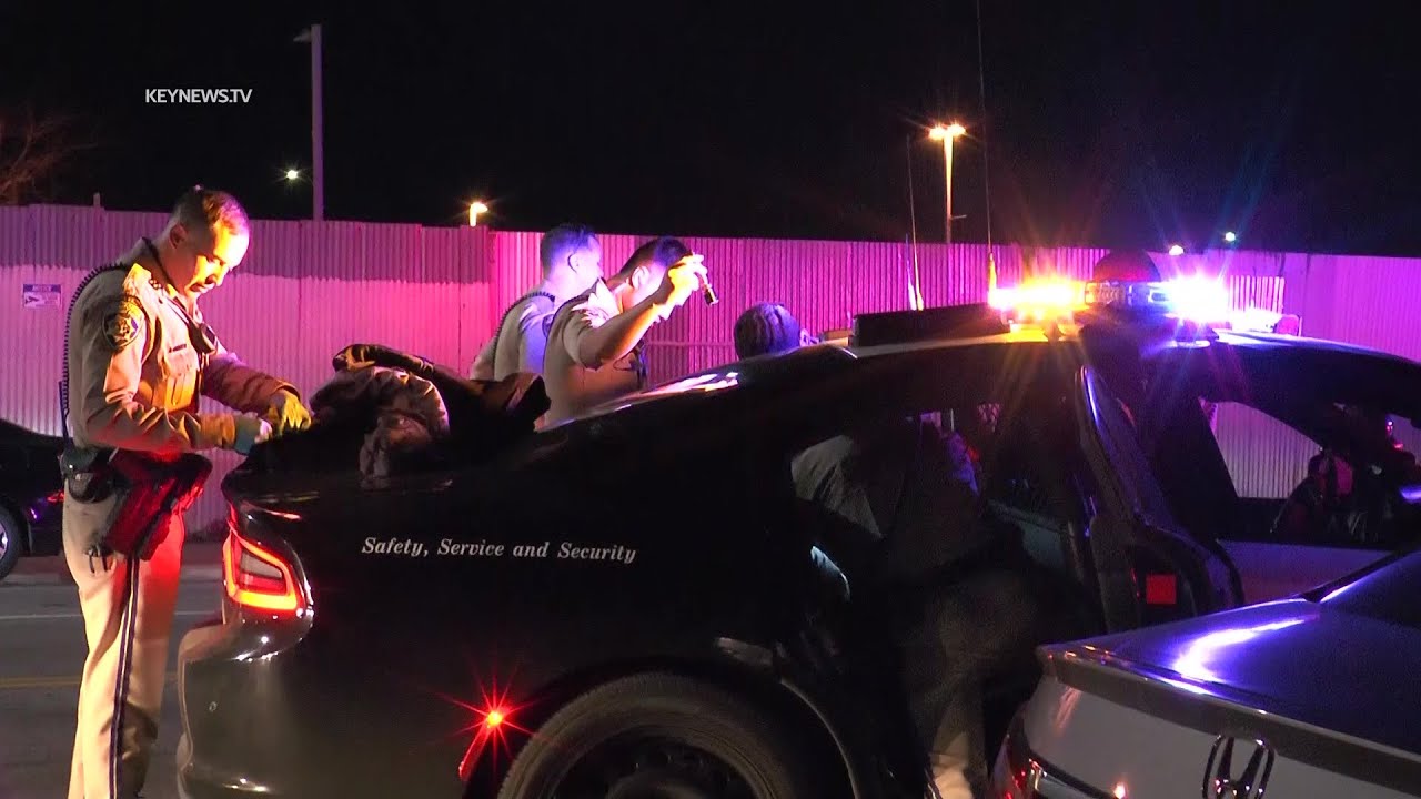 Stolen Vehicle Suspect in Custody After High-Speed Pursuit - YouTube