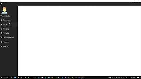 POS And Inventory System Tutorial Part 1 | Flat Design Menu | Ameer Hamza | C# and SQL Server