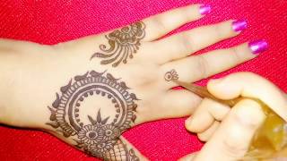 Eid Special Henna Mehndi Designs for back hand 2018