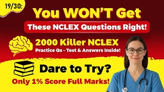 Test 1930 75 Questions That Separate The Passers From The Failers 2025 Nclex Edition