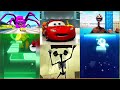 funny cars Vs siran hed vs amazing McQueen cars game play song cover