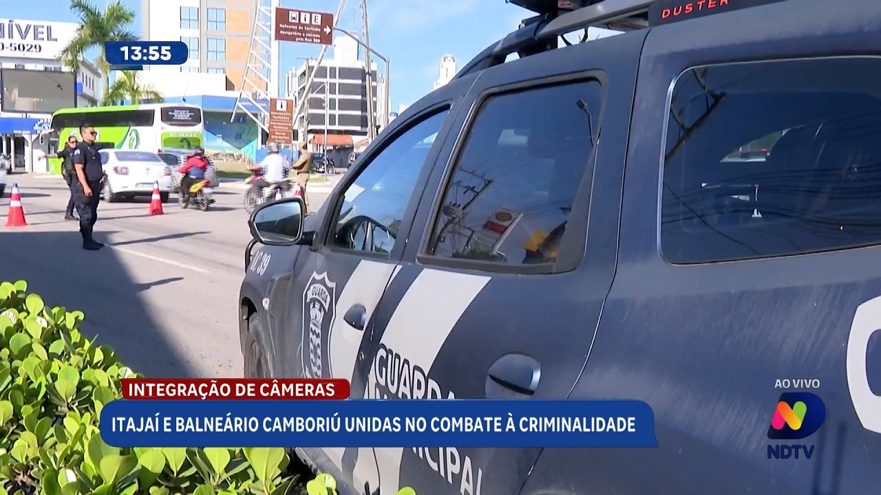 Itajaí e Balneário Camboriú integram câmeras contra a criminalidade