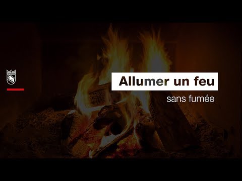 Allumer un feu sans fumée