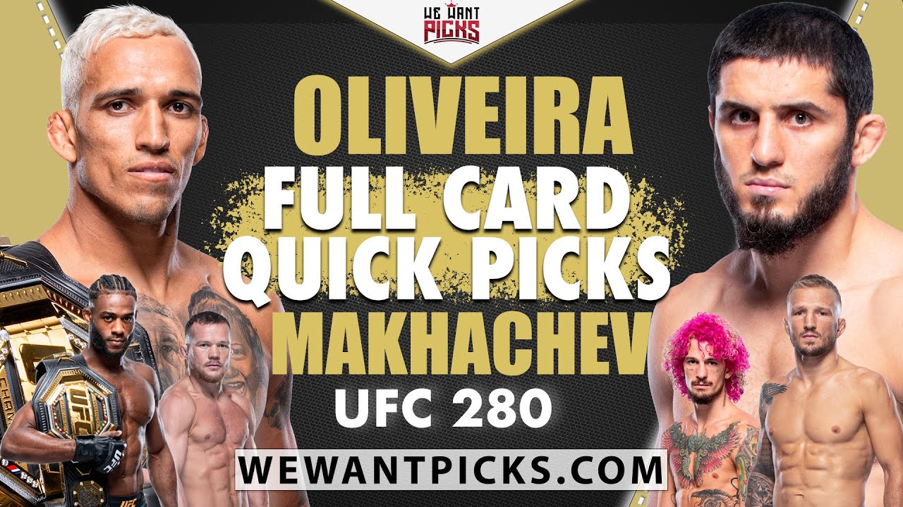 QUICK PICKS UFC 280 Oliveira vs