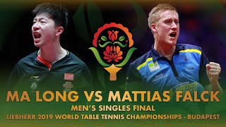 Ma Long vs Mattias Falck | Liebherr 2019 World Table Tennis Championships - Budapest