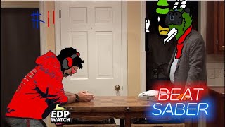 trying out the vive headset I hate it | beat saber #11