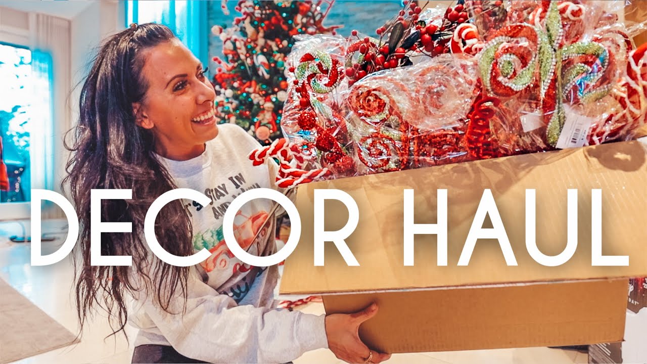 Christmas Decor Haul for an Exciting Project - YouTube