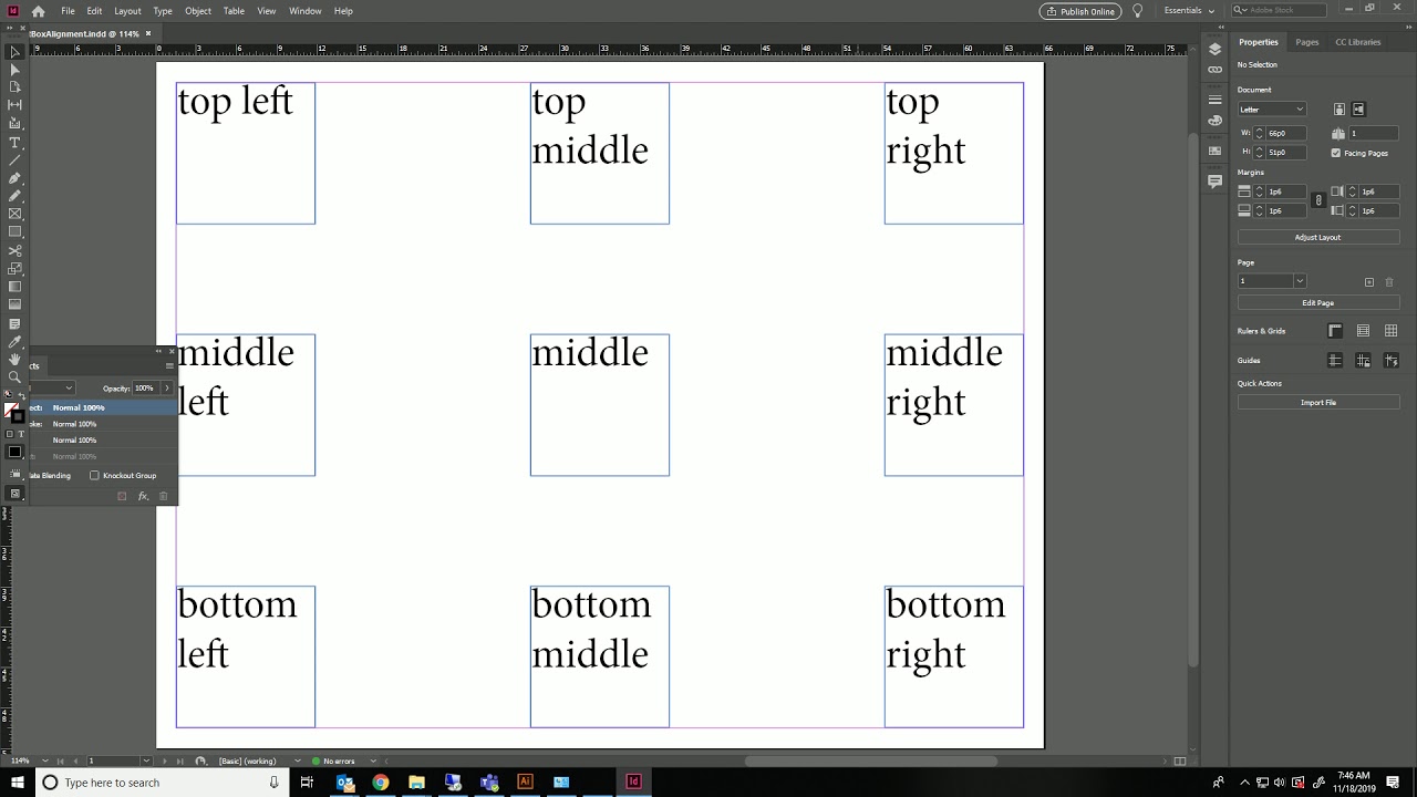 combining two text blocks in indesign