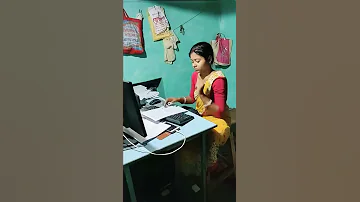 Computer Data Entry // my wife data entry 😁😁