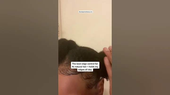 Best Edge control for 4c hair #edgecontrol #shorts #naturalhairstyles #blackhairstyles #4chair