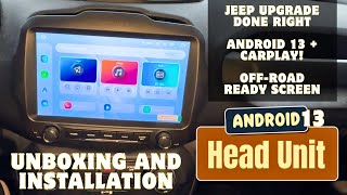 Dasaita G13 Jeep Renegade Head Unit Review — Android 13, 8GB RAM, Wireless CarPlay