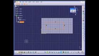 Catia tutorial 19: Positioned Sketch