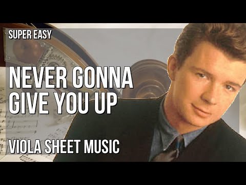 Never Gonna Give You Up Easy Sheet Music And Piano Letter Notes - Irish  folk songs