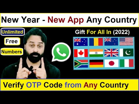 How to receive OTP code from any country with a free number | Create fake Whatsapp account