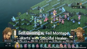 Tactics Ogre Reborn (Chaos Route): Saving A Loser with AI Fail Montage vs Vyce