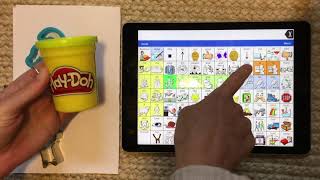 Playing in AAC! Play Dough with LAMP Words for Life screenshot 5