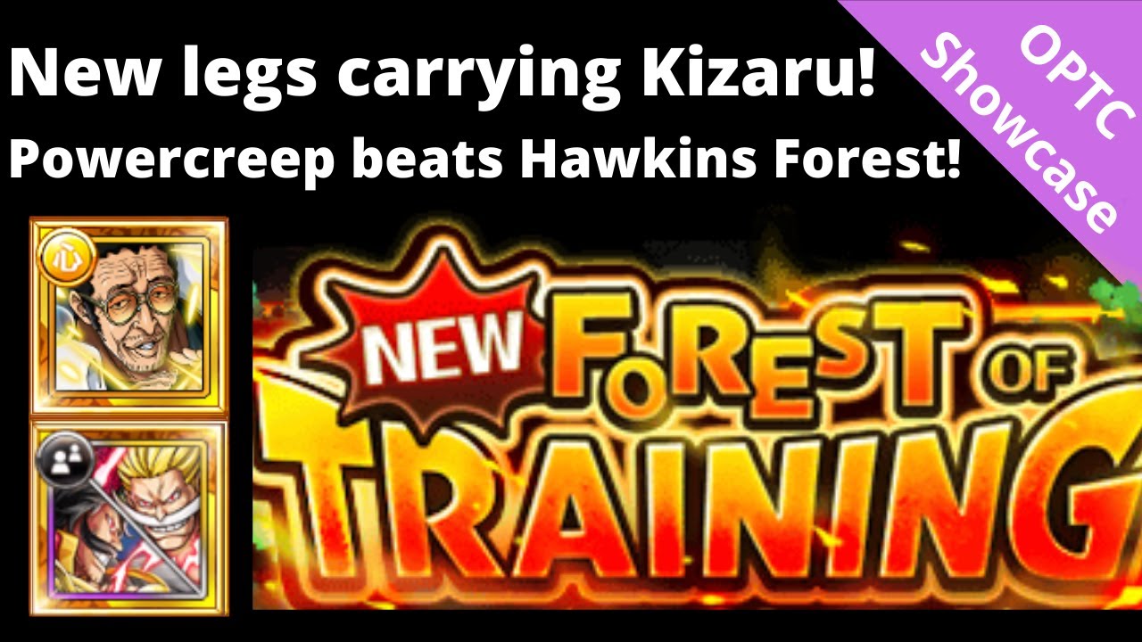 NY Legends carry v1 Kizaru to beat Hawkins Forest! OPTC Forest of Training: Straw　特訓の森　藁　トレクル