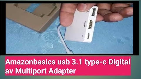 AmazonBasics USB 3.1 Type-C Digital AV Multiport Adapt
