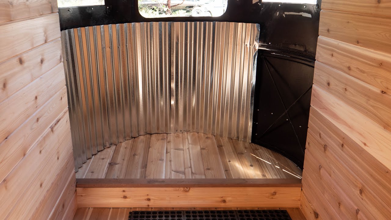 Sauna Trailer Step 27: Building a DIY Heat Shield - YouTube