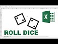 Roll of the dice in excel