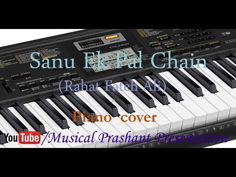 sanu-ek-pal-chain-na-aave-||-piano-cover-+tutorial-||-mp-presentation