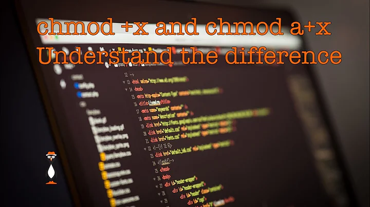 Explaining the difference chmod +x and chmod a+x