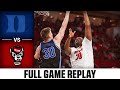 Duke vs nc state full game replay  202324 acc mens basketball