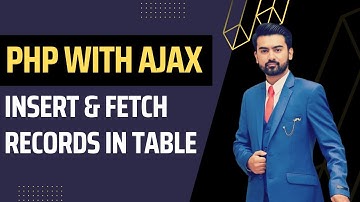 Insert and Fetch Records with PHP AJAX in Urdu / Hindi