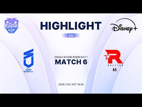 <strong>DNS</strong> vs <strong>KT</strong> HIGHLIGHT | MATCH 6 | 2026 LoL KeSPA CUP