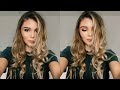 HOLIDAY MAKEUP TUTORIAL: GOLD SMOKEY EYE &amp; BRONZED SKIN | Olivia Jade