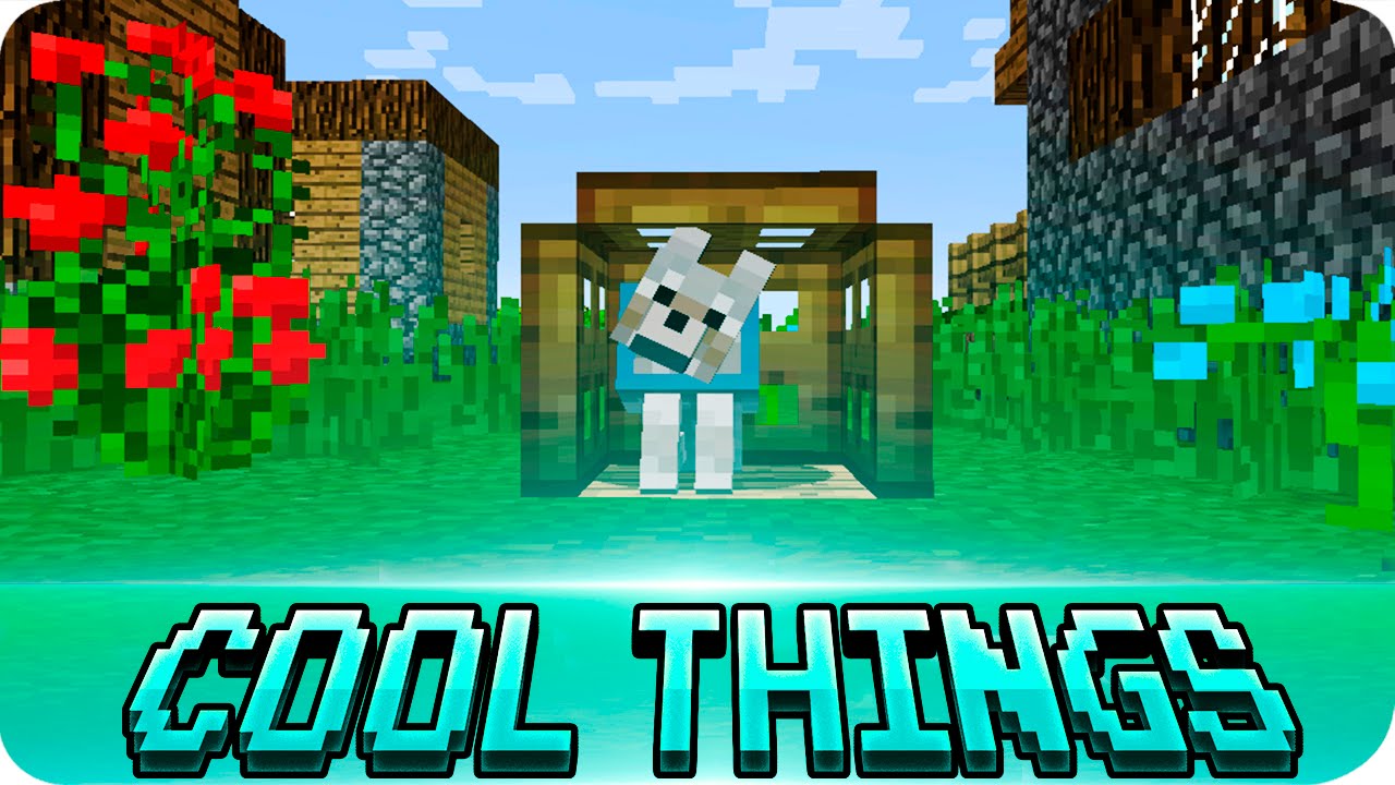 Minecraft - 6 Cool Things to Make in Minecraft / MCPE (Details / Furniture)