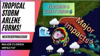 Tropical Storm Arlene Forming!