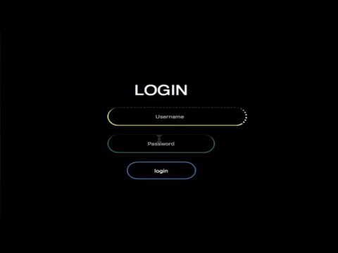 Animated login page || Dynamic code