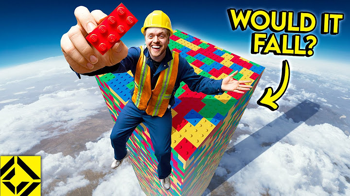 How High Can You Build using only LEGO?