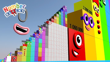 Looking for Numberblocks Step Squad ZERO VS 17 VS 17000 VS 17000000 Standing Tall Numbers Pattern