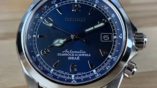 Seiko blue alpinist spb089 (it's gone) - YouTube